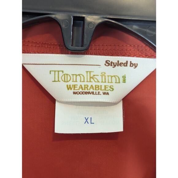 VTG Tonkin Golden Circle Patch Nylon Windbreaker Jacket Size XL USA 70’s 80’s - Picture 3 of 5